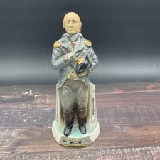 Vtg 1972 Jim Bean General Stark New Hampshire Live Free or Die Decanter EMPTY picture