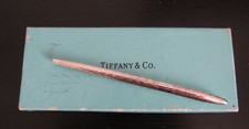 TIFFANY & CO STERLING SILVER DIAMOND DESIGN  PEN WITH ORIG. BOX/POUCH picture