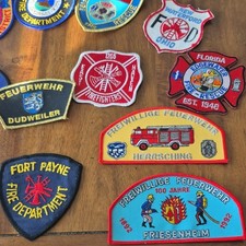 Assorted U.S. Fire Department Patches Lot Firefighting & Rescue EMS 1892-1992 picture