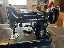 ANTIQUE Singer Featherweight Portable Sewing Machine NoCase Extras WORKS GREAT picture