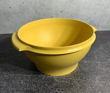 Vintage Tupperware Harvest Gold Round Salad Bowl Container 880-6 -Container Only picture