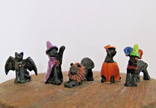 Lemax Spooky Town Figurines - Halloween Cats, Set Of 5 #12014 picture
