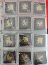 Striking Popping Candy Pokemon 24k Gold Stickers 49/50 picture