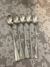 5 Oneida COLONIAL ARTISTRY Iced Tea Spoons Distinction Deluxe HH Stainless picture