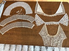 Antique Assorted Victorian Collars Dress Lace  Embellishments picture