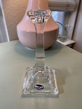 RARE Deplomb Deplomo 24% lead Crystal Taper Candle Holder picture