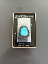 Vintage Zippo Turquoise Zuni Lighter | New Condition in Box | RARE | K12 picture