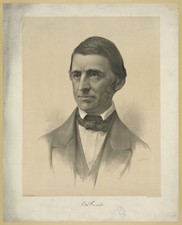 Ralph Waldo Emerson Vintage 1870s Portrait Photo Reprint Wall Art picture