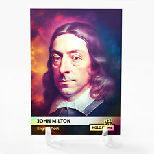JOHN MILTON English Poet Art Card #JMEP picture