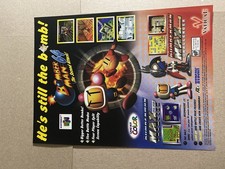 Bomberman 64 The Second Attack Nintendo 64 Print Ad Poster picture
