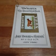 VTG DWIGHT'S COW-BRAND COOK-BOOK 1894 NO. 11 OLD SLIP picture