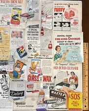 Vintage 50s-60s Cut Magazine Product Ads 30+ Journal Collage Ephemera   picture