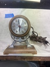 (C259) - ANTIQUE SESSIONS ELECTRIC MANTEL CLOCK picture