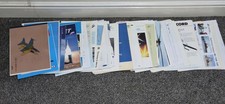 Large Joblot Of Vintage Aviation Press Release Information & Brochures Etc picture