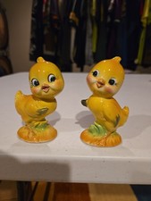 Vintage Ceramic Baby Chick Shakers picture