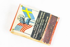 1938 New Sweden Tercentenary Celebration FULL Matchbook Advertising picture