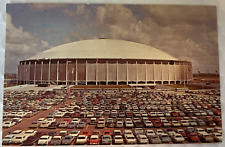 Postcard May 23rd 1968 Astros's vs Giant's Astodome baseball  Game day Vtg PM picture