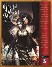 2008 Exalted RPG Graceful Wicked Masques The Fair Folk Print Ad/Poster Game Art picture