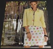 2005 Print Ad Sexy Fashion Long Legs Lady Feminine Blonde Tocca Dress Beauty ATS picture
