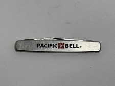 Vintage Barlow Pacific Bell 2 Blade Pocket Knife Stainless Hong 5.75