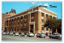 c1960's Hotel Windsor Building Cars Street View Abilene Texas TX Postcard picture