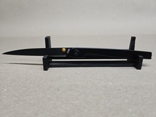 CJRB Lanky Linerlock Black Aluminum Folding AR-RPM9 Pocket Knife 1965BBK picture