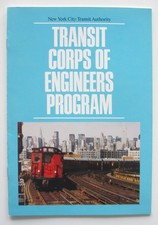 Vintage 1980s New York Subway Book Transit Corps of Engineers Program NYC picture