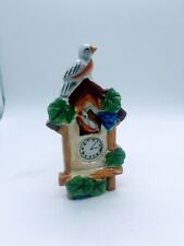 Vintage Cucoo Clock Bird Wall Pocket Vase picture