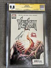 Venom (2018) #3 1st app of Knull Signed by Cates & Stegman and Venom 7,9 CGC9.8s picture