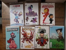 Skottie Young Variant Lot Of 7 DOCTOR STRANGE IRON MAN AVENGERS X-MEN LEGACY  picture