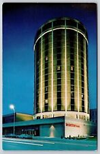 Duluth Minnesota Radisson Duluth Hotel Night Streetview Chrome Postcard picture