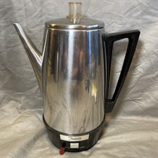 VTG MCM Fostoria McGraw Edison Stainless Electric Percolator 43119 Coffee Tested picture