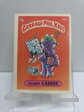 1985 Topps Garbage Pail Kids Series 1 Scary Carrie #25b ~ Award ~ OS1 Matte: Ex picture