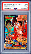 2011 ONE PIECE ONEPY BERRY MATCH IC VOL.2 #CP1 MONKEY D. LUFFY PSA 9 MINT picture