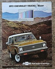 1972 Chevrolet Trucks Blazer Dealership Brochure Chevy picture