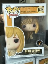 Funko Pop BETH DUTTON #1416 YELLOWSTONE Exclusive Metallic Dress NIB w/Protector picture