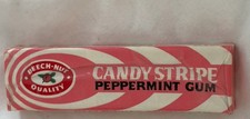Vintage 1960’s BEECH-NUT CANDY STRIPE PEPPERMINT GUM  Sealed Pack New Old Stock picture