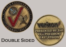 Verizon Field Engineering East Region 5G Built Right Challenge Coin  J#31 picture