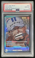 2023 One Piece Awakening of the New Era Japanese #OP05-041 Sakazuki PSA 10 picture
