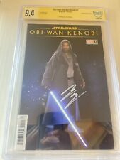 Star Wars Obi-Wan Kenobi #1 Comic Ewan McGregor Signed Autographed CBCS 9.4 picture