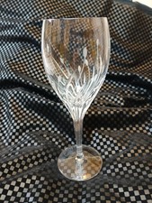 VTG Noritake MOONDUST Cut Crystal Water Goblet Wine Glass 8 1/2