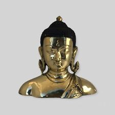 Half Body Buddha 6.5″ Brass Statue picture