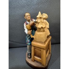 ANRI Bernardi's Reflections Carving First Edition Woodcarver 419/500 Italy picture