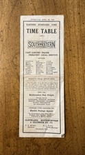 EARLY April 1922 Southwestern System Railroad Timetable Cleveland Columbus picture