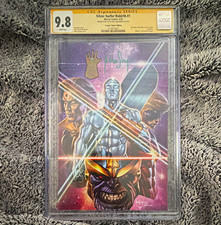 Marvel Silver Surfer Rebirth #1 2022 CGC 9.8 signed by Nico suayan picture