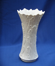 VTG Lenox Woodland Collection Porcelain Emboss Vase USA 8 1/2