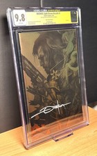 BRZRKR Light Draws Breath #1 CGC 9.8 JSA Dan Quintana Signed Foil Top Pop picture