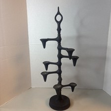 VTG Dansk Designs 7 Candle Candelabra By Jens H Quistgaard CI With Brass Accents picture