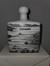 Grenada Porcelain Flask Mid Century Island scene Souvenir Altenkunstadt Decanter picture