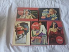 Vintage Coca-Cola Advertising Reproduction Prints set of 5 picture